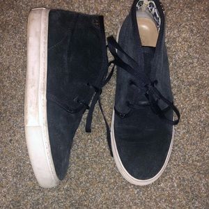 Tory Burch baby suede high top sneakers